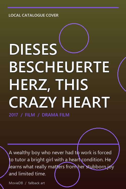 DIESES BESCHEUERTE HERZ, THIS CRAZY HEART poster