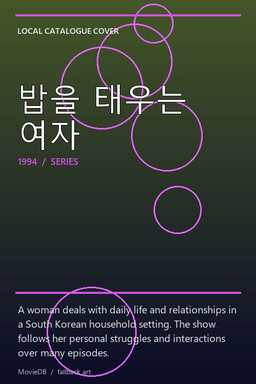 밥을 태우는 여자 poster
