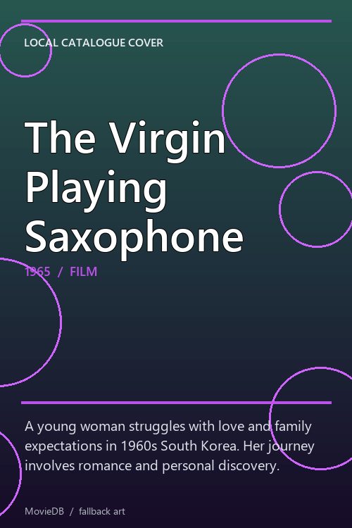The Virgin Playing Saxophone poster