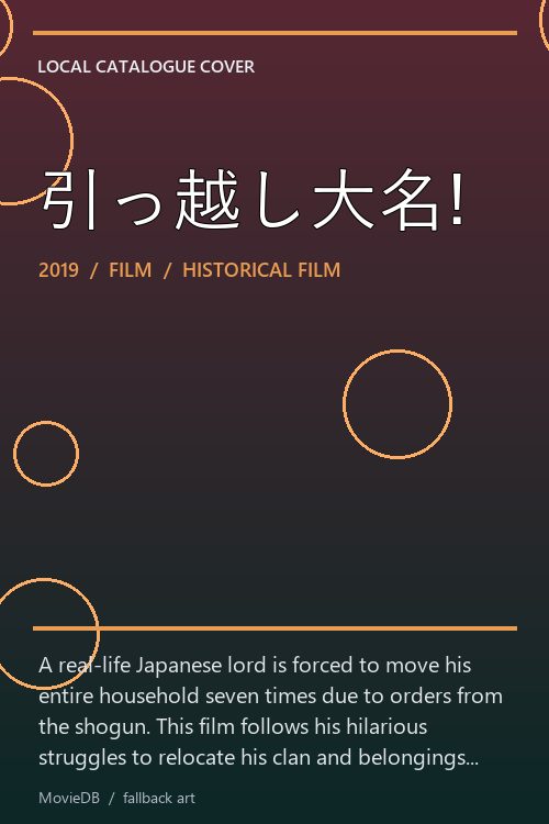 引っ越し大名! poster
