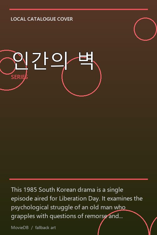 인간의 벽 poster