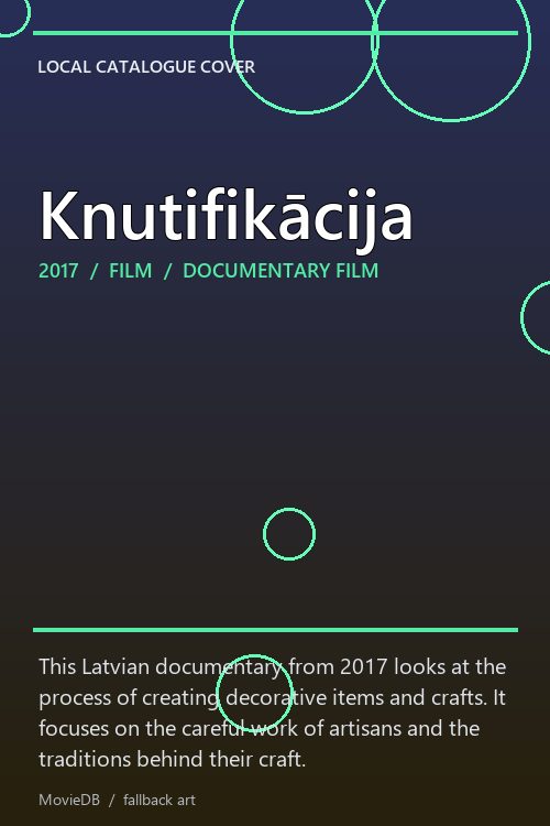 Knutifikācija poster