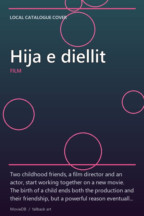 Hija e diellit poster