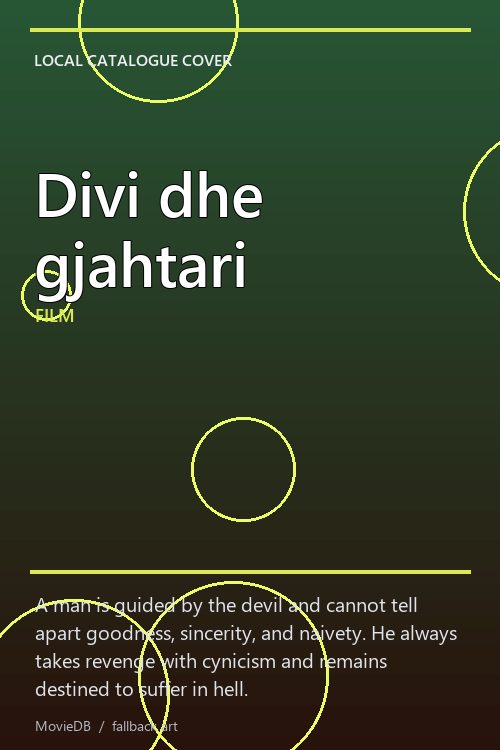 Divi dhe gjahtari poster
