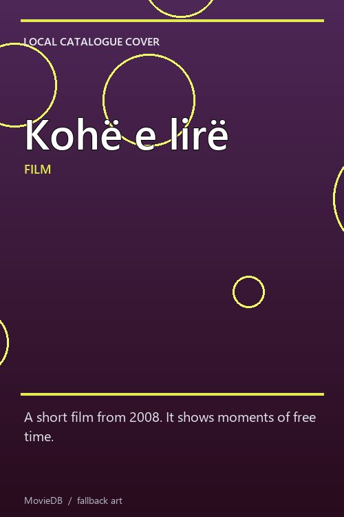Kohë e lirë poster