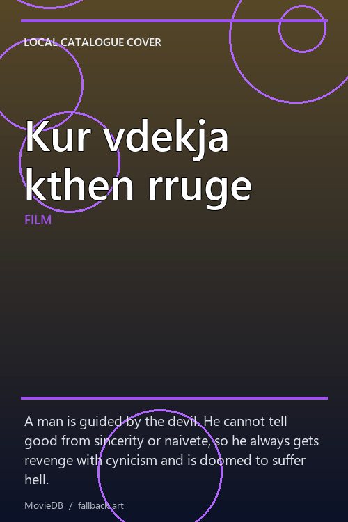 Kur vdekja kthen rruge poster