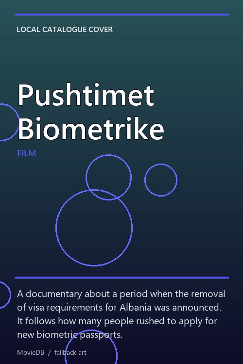 Pushtimet Biometrike poster