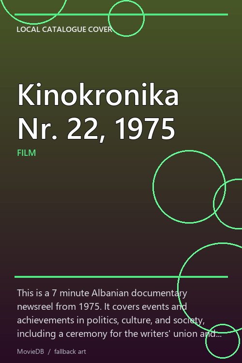 Kinokronika Nr. 22, 1975 poster