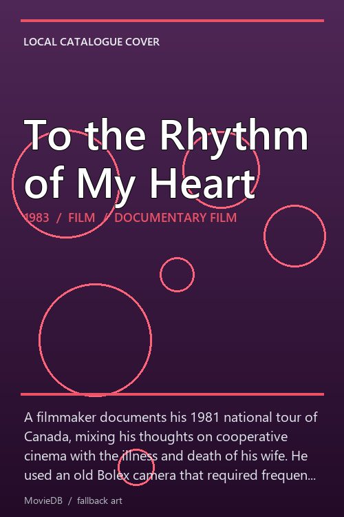 To the Rhythm of My Heart poster