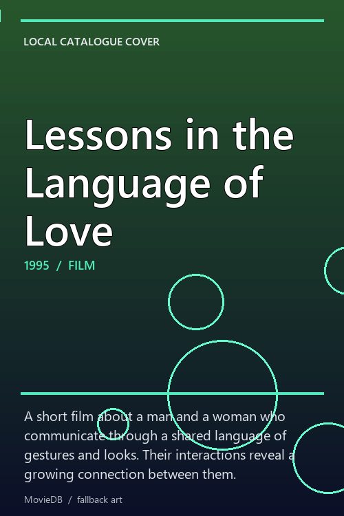 Lessons in the Language of Love poster