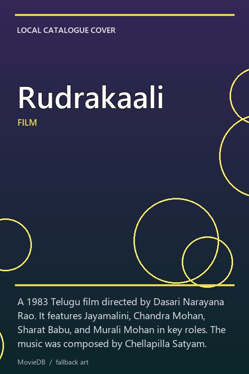 Rudrakaali poster