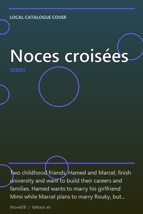 Noces croisées poster