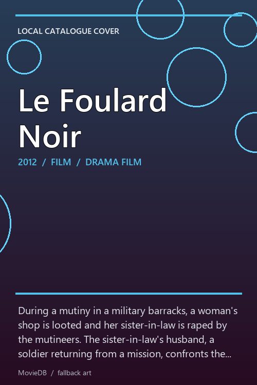 Le Foulard Noir poster