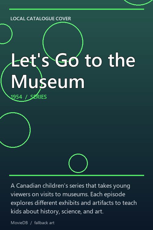 Let's Go to the Museum poster