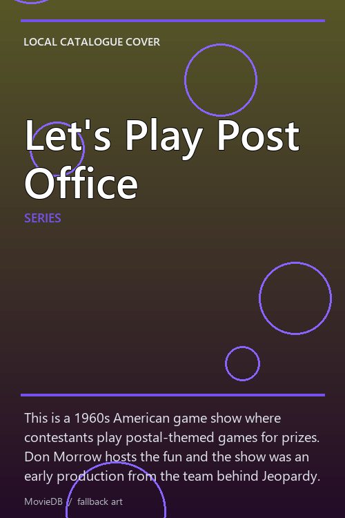 Let's Play Post Office poster