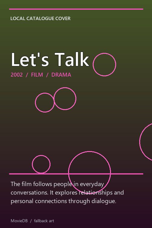 Let's Talk poster