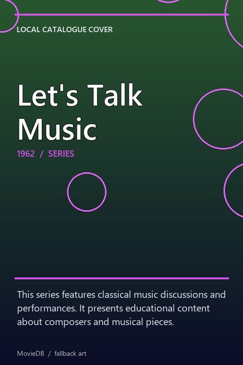 Let's Talk Music poster