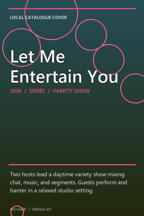 Let Me Entertain You poster