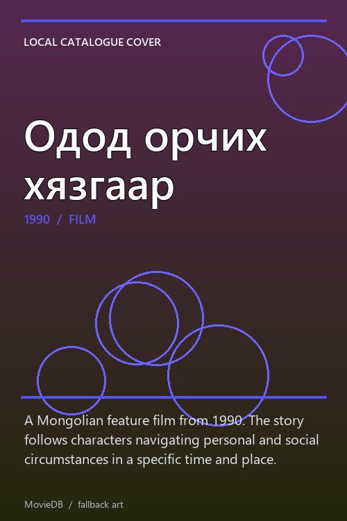 Одод орчих хязгаар poster