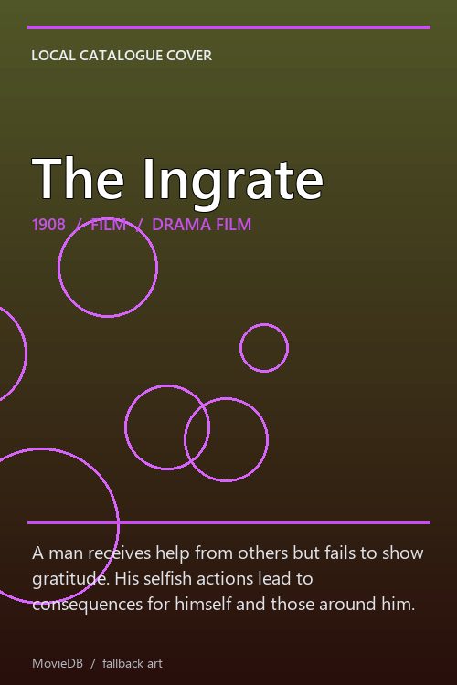 The Ingrate poster