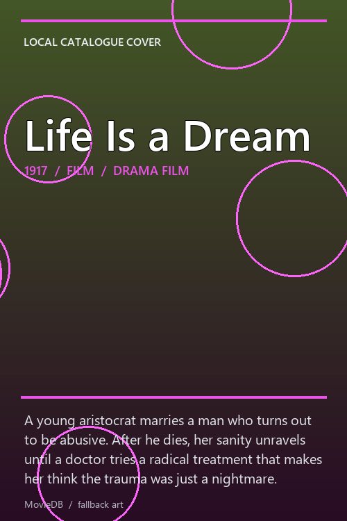 Life Is a Dream poster