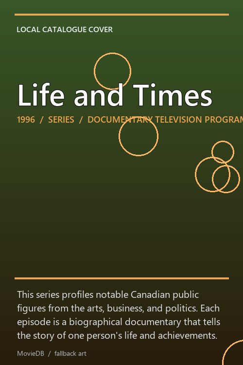 Life and Times poster