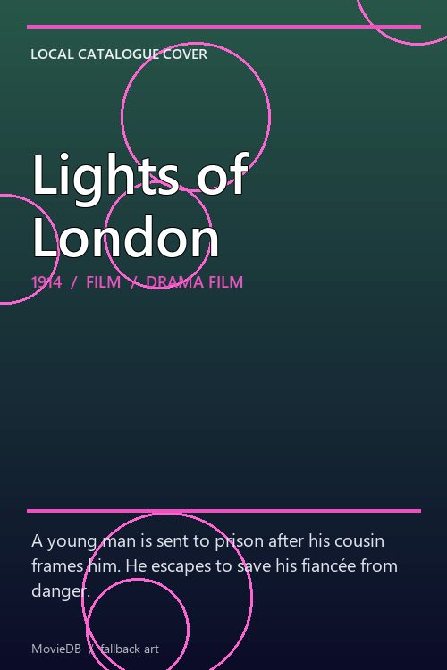 Lights of London poster