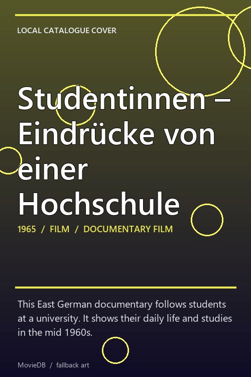 Studentinnen – Eindrücke von einer Hochschule poster