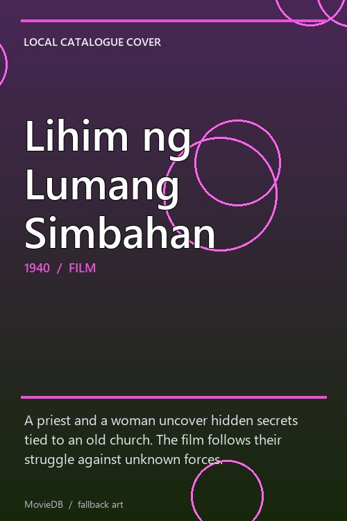 Lihim ng Lumang Simbahan poster