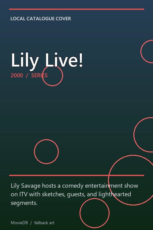 Lily Live! poster