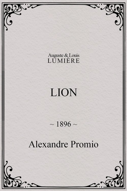 Lion, London Zoological Gardens poster