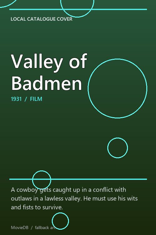 Valley of Badmen poster