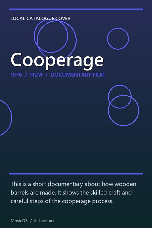 Cooperage poster