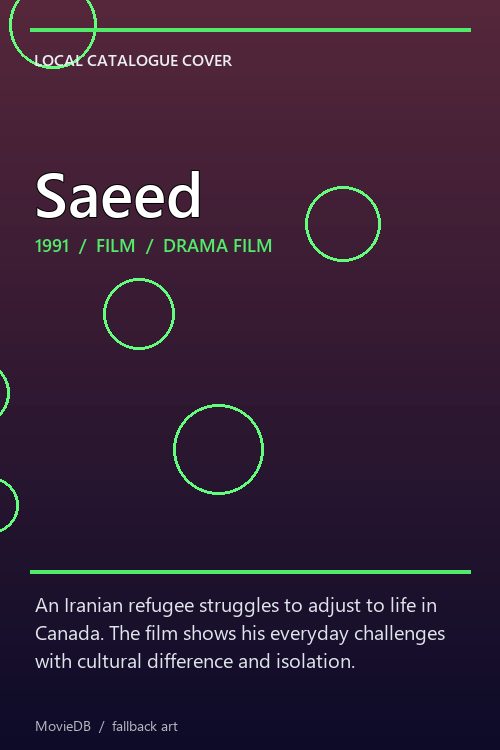 Saeed poster