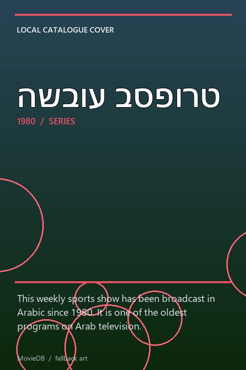 השבוע בספורט poster