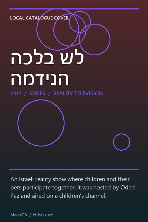 הכלב של המדינה poster