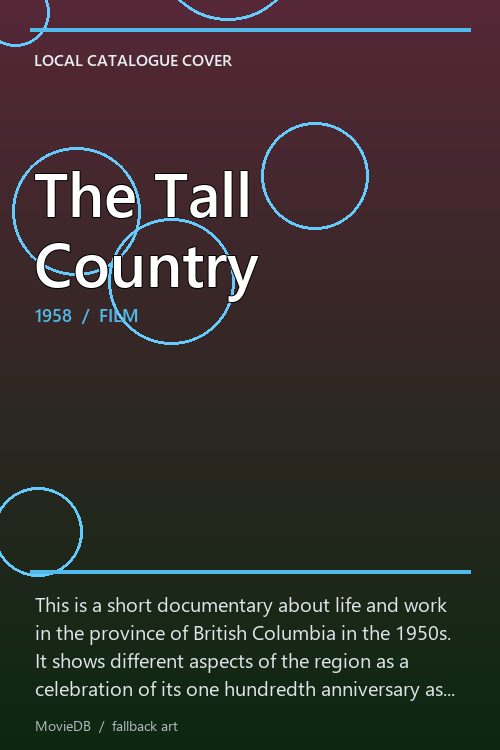 The Tall Country poster