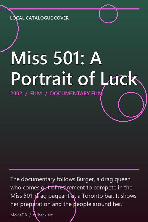 Miss 501: A Portrait of Luck poster
