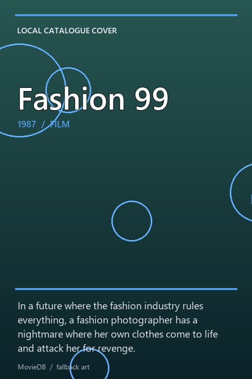 Fashion 99 poster