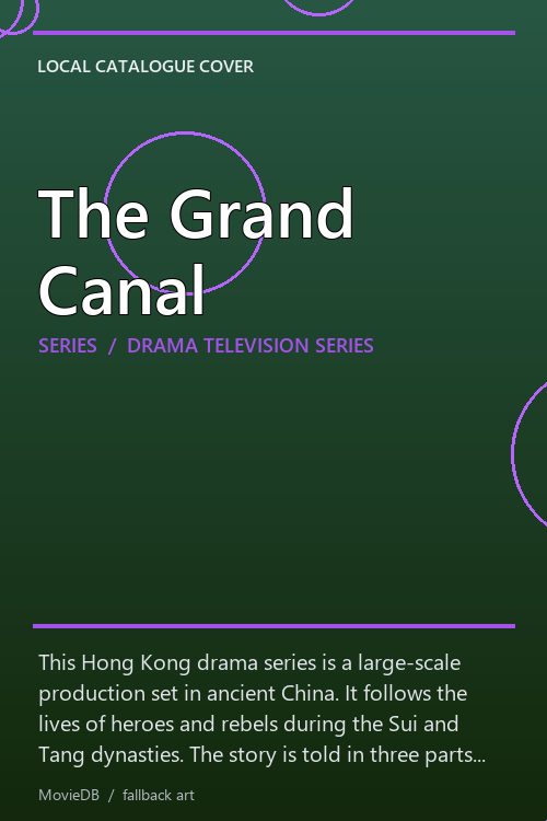 The Grand Canal poster