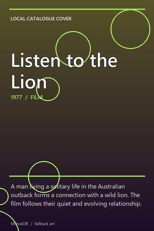 Listen to the Lion poster