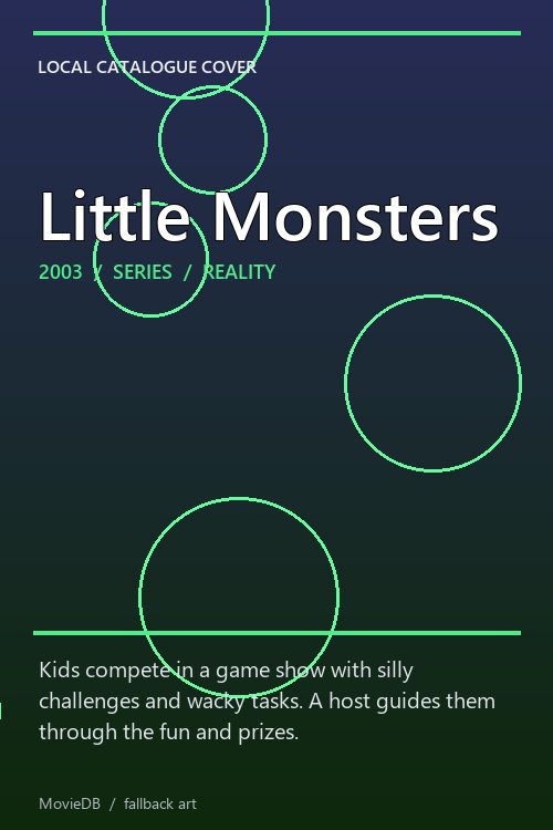 Little Monsters poster
