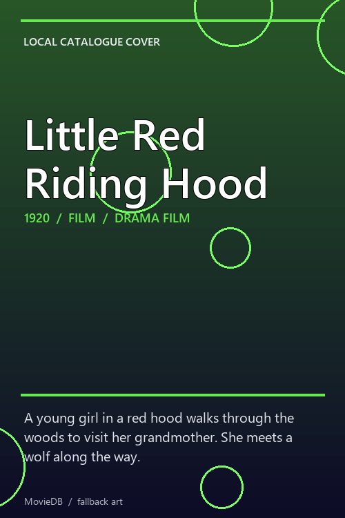 Little Red Riding Hood poster