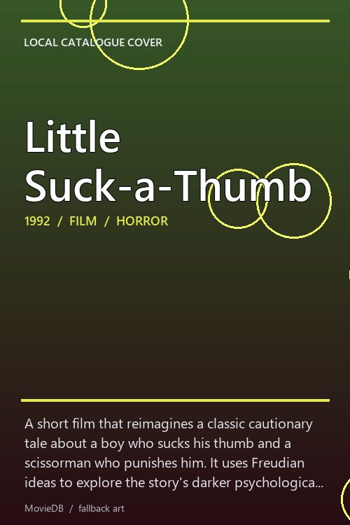Little Suck-a-Thumb poster