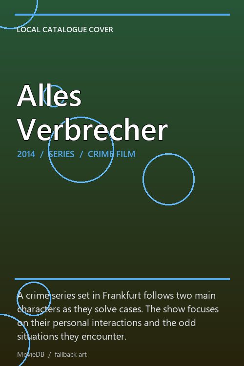 Alles Verbrecher poster