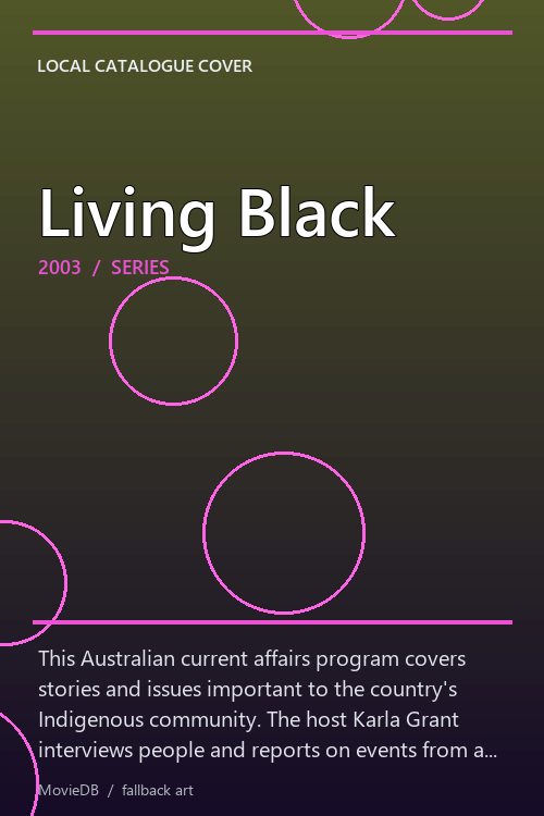 Living Black poster