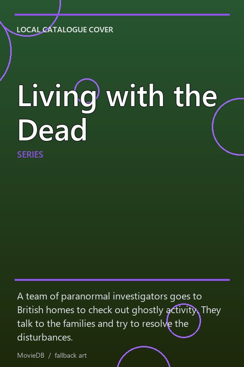 Living with the Dead poster