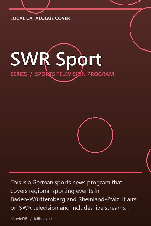 SWR Sport poster