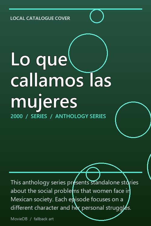 Lo que callamos las mujeres poster