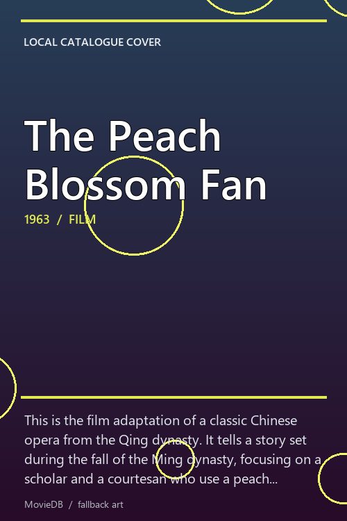 The Peach Blossom Fan poster